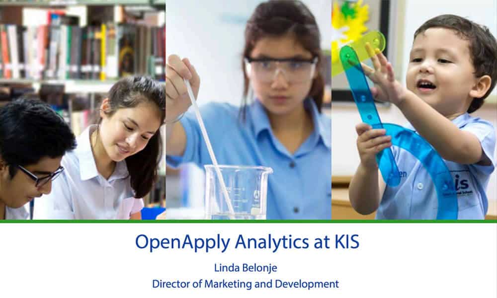 Analytics for International School Admissions