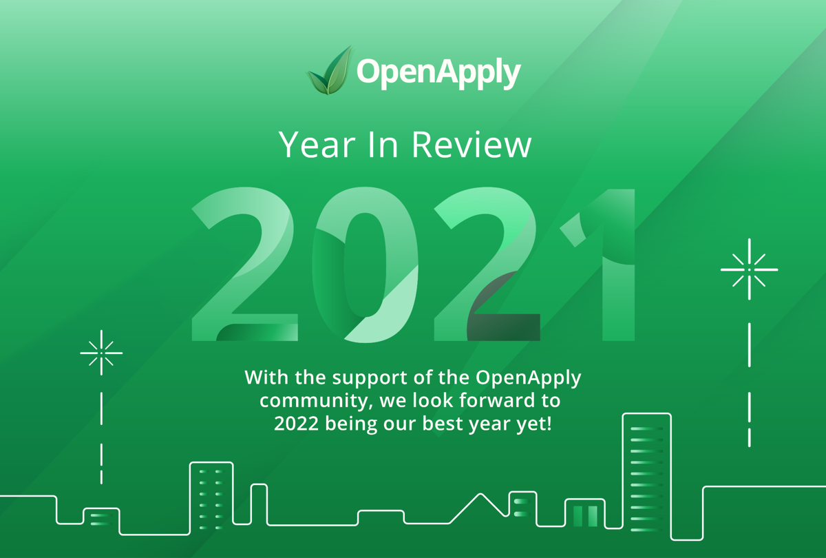 2021 Year in Review - OpenApply